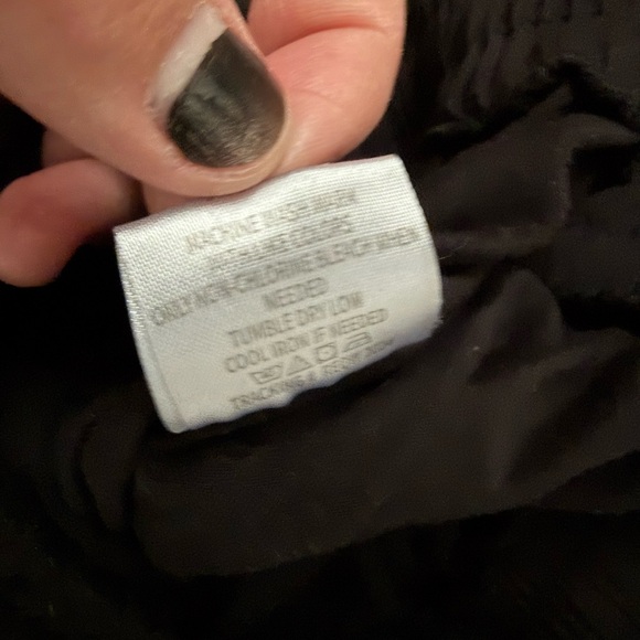 Washed never worn Real Essentials Black and Teal Joggers size XL. BLACK AND BLUE - Picture 4 of 4